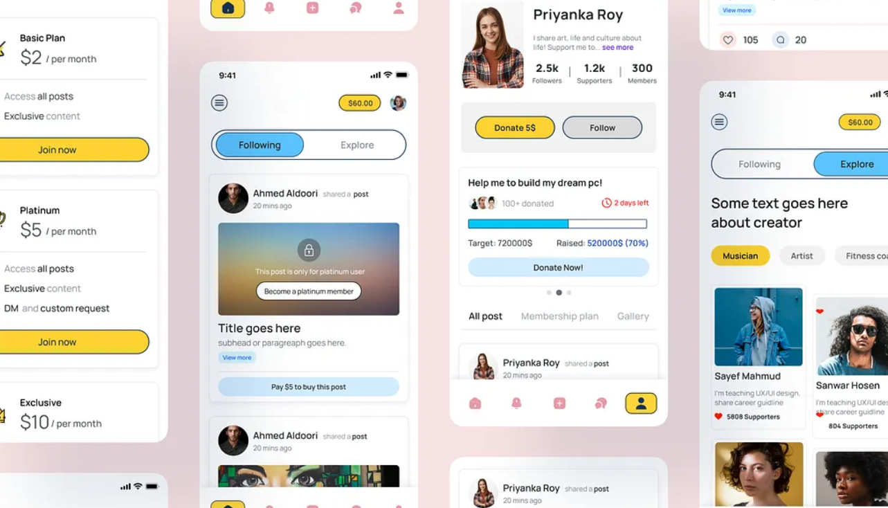 how to create an app for content creators