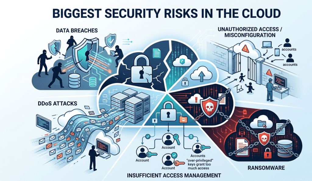 Biggest Security Risks in the Cloud - Top Tier Web and App development ...